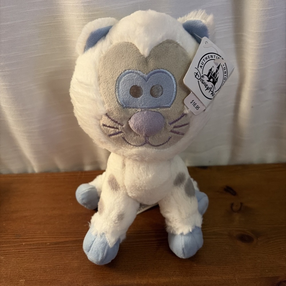 Disney Parks Expedition Everest Snow‎ Leopard Yeti Plush Stuffed Animal 8" Toy